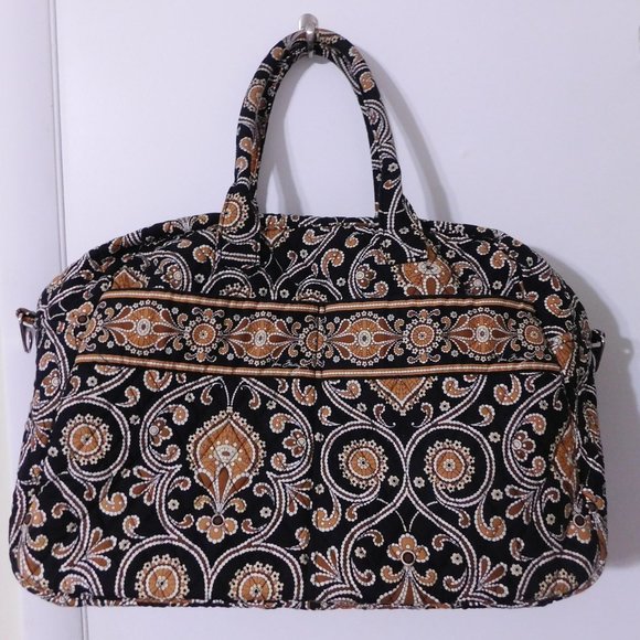 Vera Bradley Handbags - Retired Caffe Latte Vera Bradley Weekender Bag